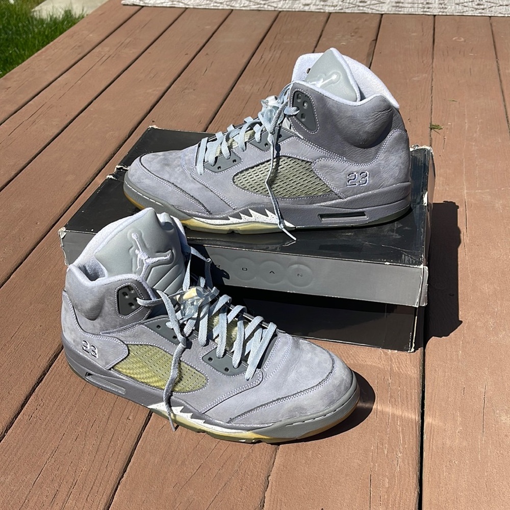 Air Jordan Retro 5 Wolf Grey